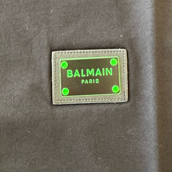 BALMAIN T shirt NEON LOGO 2024 collection AUTHENTIC NEW - Picture 5 of 7
